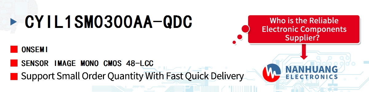 CYIL1SM0300AA-QDC onsemi SENSOR IMAGE MONO CMOS 48-LCC