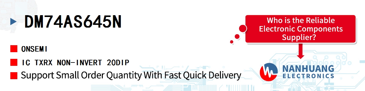 DM74AS645N onsemi IC TXRX NON-INVERT 20DIP