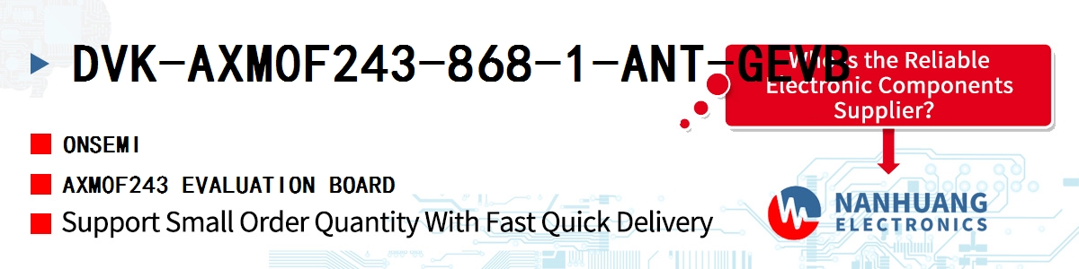 DVK-AXM0F243-868-1-ANT-GEVB onsemi AXM0F243 EVALUATION BOARD