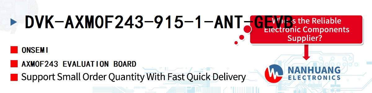 DVK-AXM0F243-915-1-ANT-GEVB onsemi AXM0F243 EVALUATION BOARD