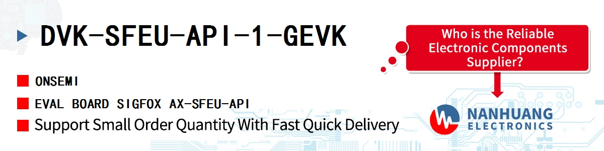 DVK-SFEU-API-1-GEVK onsemi EVAL BOARD SIGFOX AX-SFEU-API