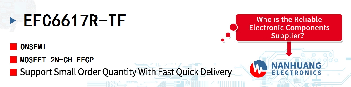 EFC6617R-TF onsemi MOSFET 2N-CH EFCP