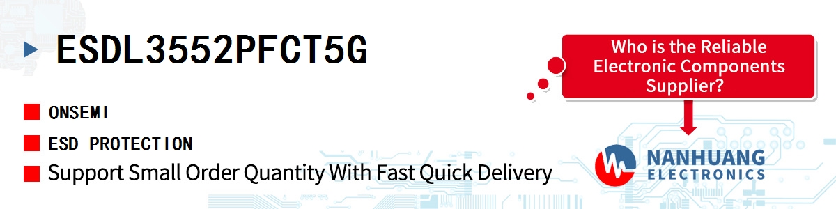 ESDL3552PFCT5G onsemi ESD PROTECTION