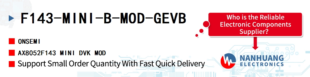 F143-MINI-B-MOD-GEVB onsemi AX8052F143 MINI DVK MOD