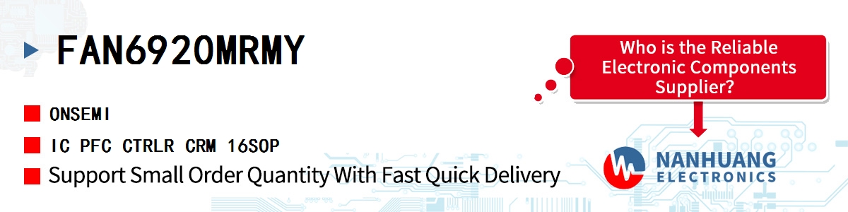 FAN6920MRMY onsemi IC PFC CTRLR CRM 16SOP