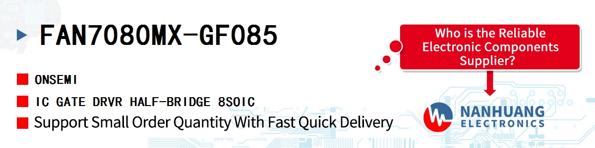 FAN7080MX-GF085 onsemi IC GATE DRVR HALF-BRIDGE 8SOIC