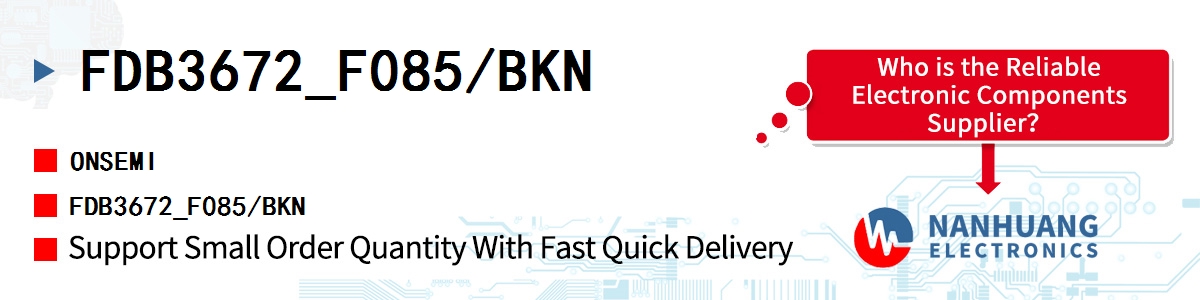 FDB3672_F085/BKN onsemi FDB3672_F085/BKN