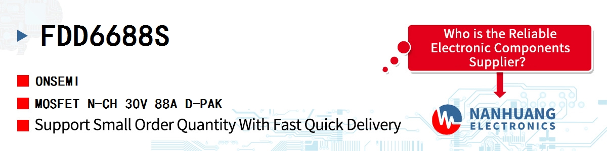 FDD6688S onsemi MOSFET N-CH 30V 88A D-PAK
