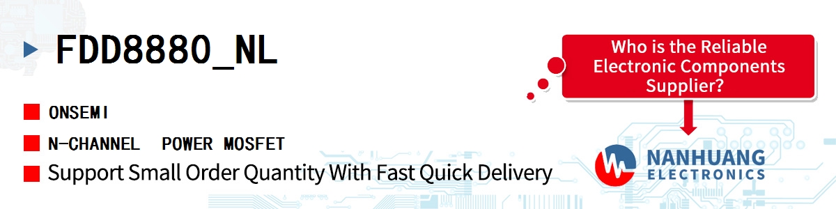FDD8880_NL onsemi N-CHANNEL  POWER MOSFET