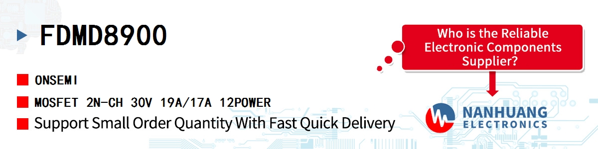 FDMD8900 onsemi MOSFET 2N-CH 30V 19A/17A 12POWER