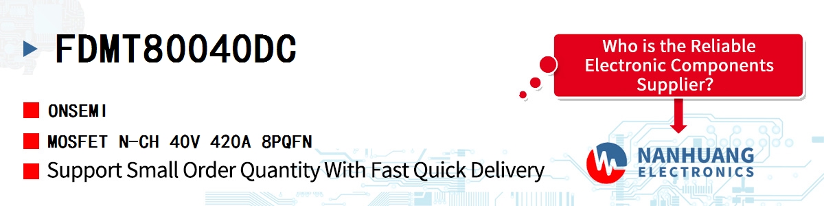 FDMT80040DC onsemi MOSFET N-CH 40V 420A 8PQFN