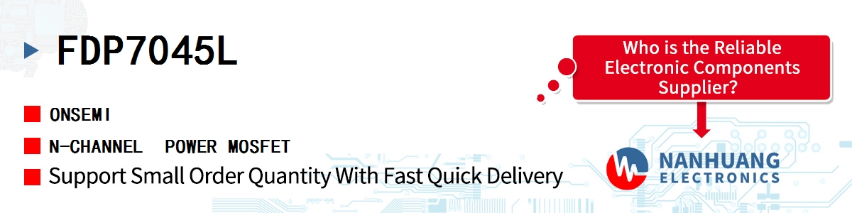 FDP7045L onsemi N-CHANNEL POWER MOSFET