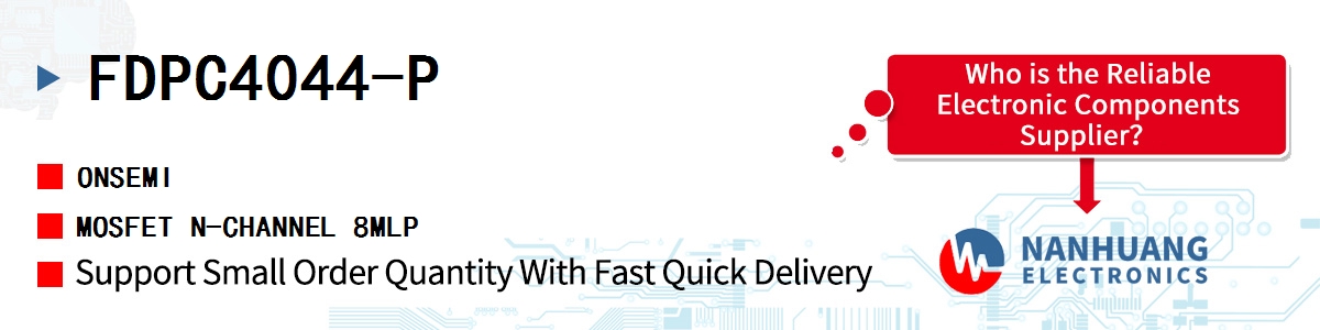 FDPC4044-P onsemi MOSFET N-CHANNEL 8MLP