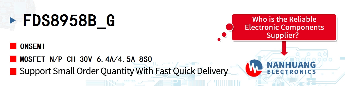 FDS8958B_G onsemi MOSFET N/P-CH 30V 6.4A/4.5A 8SO