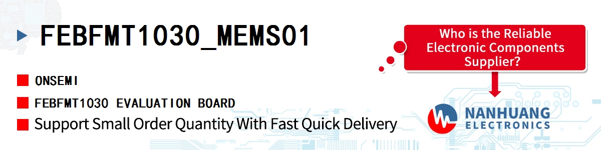 FEBFMT1030_MEMS01 onsemi FEBFMT1030 EVALUATION BOARD