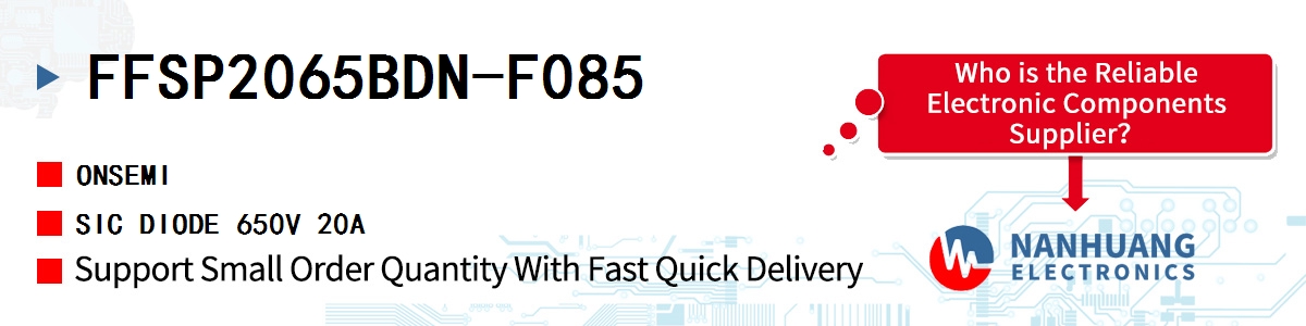 FFSP2065BDN-F085 onsemi SIC DIODE 650V 20A
