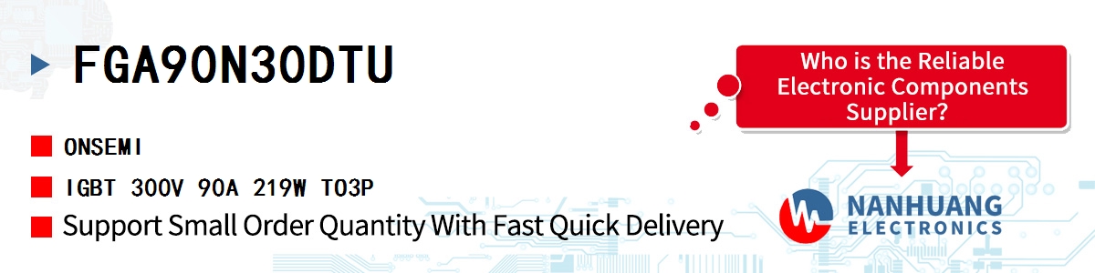 FGA90N30DTU onsemi IGBT 300V 90A 219W TO3P