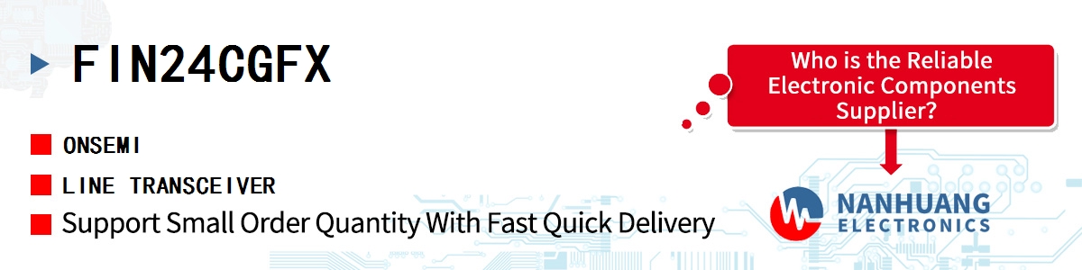 FIN24CGFX onsemi LINE TRANSCEIVER