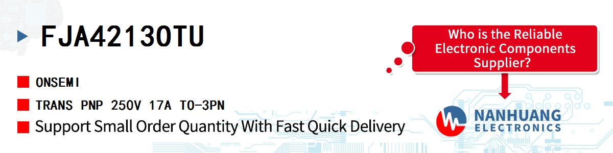 FJA4213OTU onsemi TRANS PNP 250V 17A TO-3PN