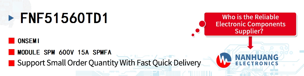 FNF51560TD1 onsemi MODULE SPM 600V 15A SPMFA