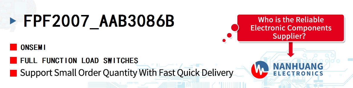 FPF2007_AAB3086B onsemi FULL FUNCTION LOAD SWITCHES