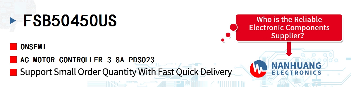 FSB50450US onsemi AC MOTOR CONTROLLER 3.8A PDSO23