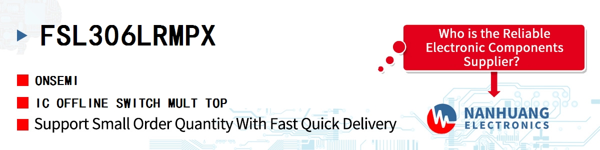 FSL306LRMPX onsemi IC OFFLINE SWITCH MULT TOP