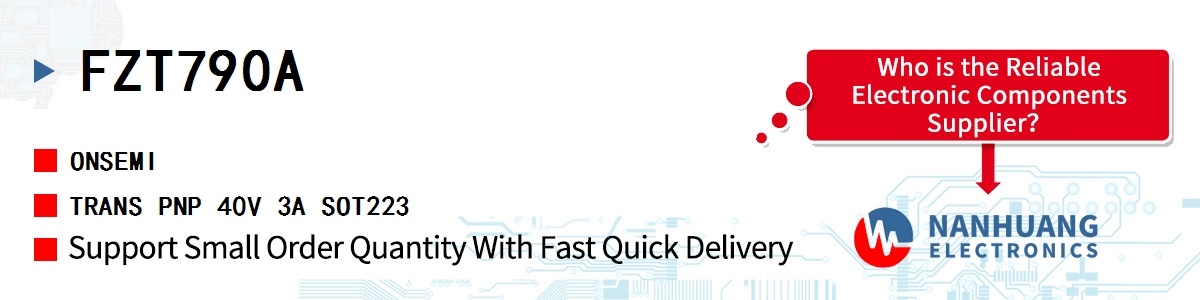 FZT790A onsemi TRANS PNP 40V 3A SOT223