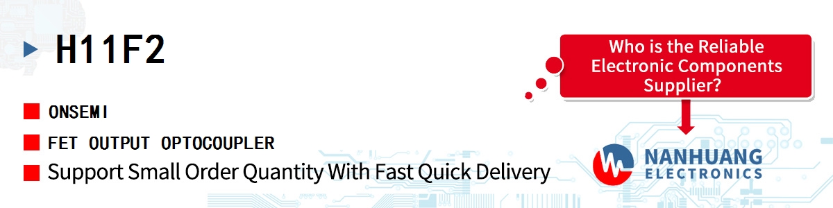 H11F2 onsemi FET OUTPUT OPTOCOUPLER
