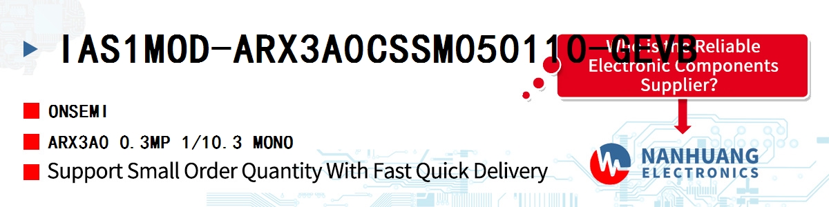 IAS1MOD-ARX3A0CSSM050110-GEVB onsemi ARX3A0 0.3MP 1/10.3 MONO