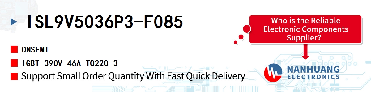 ISL9V5036P3-F085 onsemi IGBT 390V 46A TO220-3