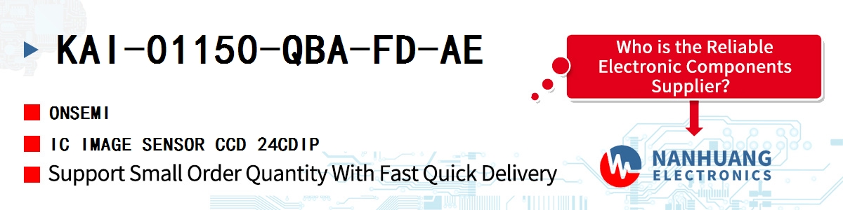 KAI-01150-QBA-FD-AE onsemi IC IMAGE SENSOR CCD 24CDIP