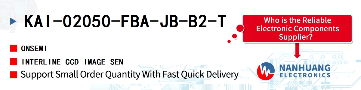 KAI-02050-FBA-JB-B2-T onsemi INTERLINE CCD IMAGE SEN