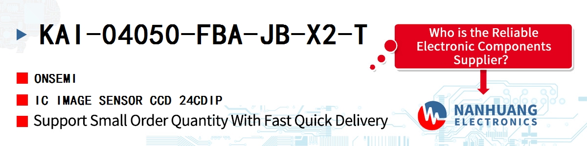KAI-04050-FBA-JB-X2-T onsemi IC IMAGE SENSOR CCD 24CDIP