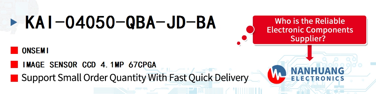 KAI-04050-QBA-JD-BA onsemi IMAGE SENSOR CCD 4.1MP 67CPGA