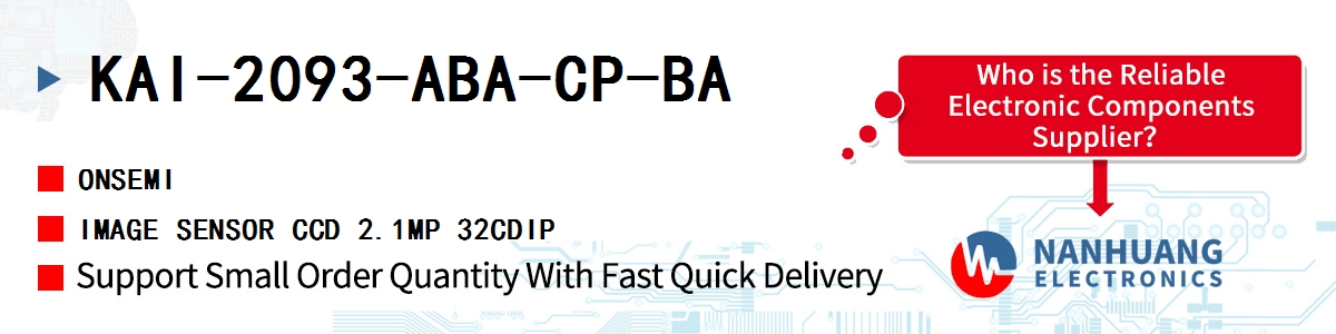 KAI-2093-ABA-CP-BA onsemi IMAGE SENSOR CCD 2.1MP 32CDIP