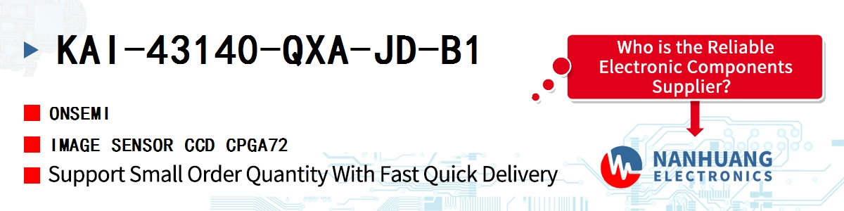KAI-43140-QXA-JD-B1 onsemi IMAGE SENSOR CCD CPGA72