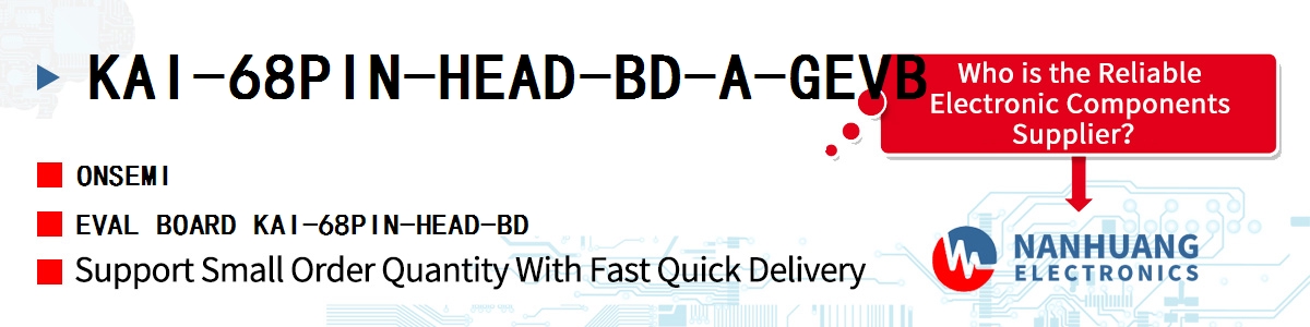 KAI-68PIN-HEAD-BD-A-GEVB onsemi EVAL BOARD KAI-68PIN-HEAD-BD