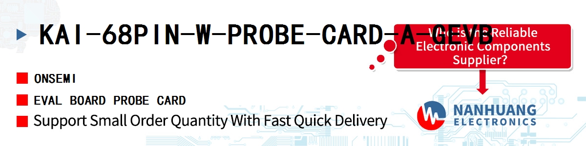 KAI-68PIN-W-PROBE-CARD-A-GEVB onsemi EVAL BOARD PROBE CARD