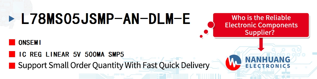L78MS05JSMP-AN-DLM-E onsemi IC REG LINEAR 5V 500MA SMP5
