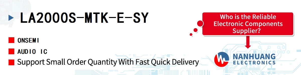 LA2000S-MTK-E-SY onsemi AUDIO IC