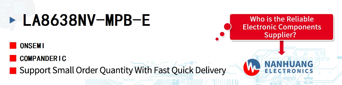 LA8638NV-MPB-E onsemi COMPANDERIC