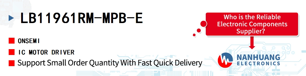 LB11961RM-MPB-E onsemi IC MOTOR DRIVER