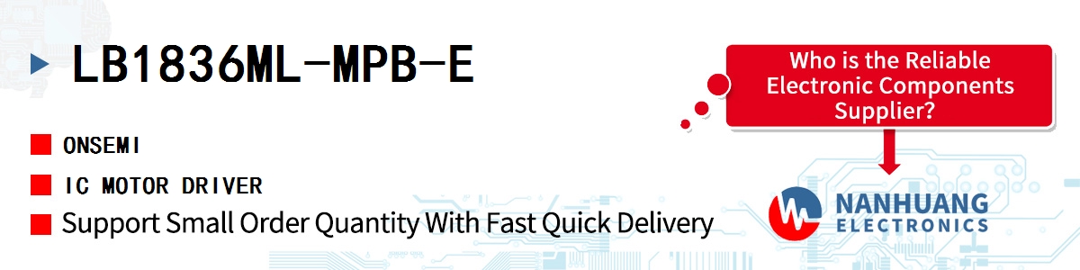 LB1836ML-MPB-E onsemi IC MOTOR DRIVER