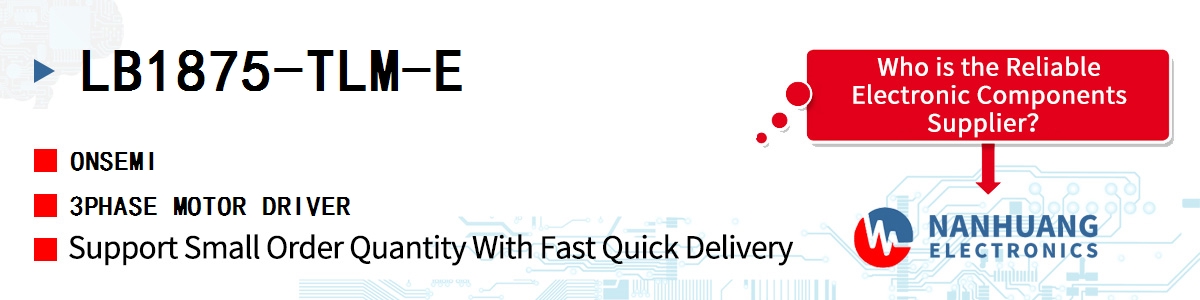 LB1875-TLM-E onsemi 3PHASE MOTOR DRIVER