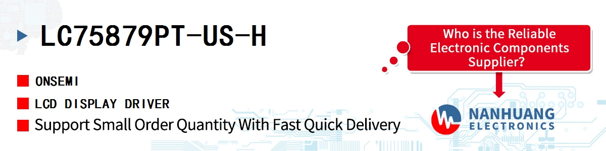 LC75879PT-US-H onsemi LCD DISPLAY DRIVER