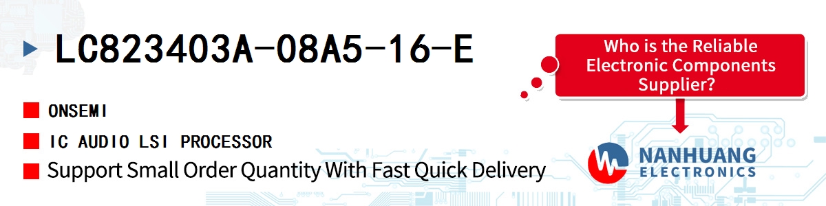 LC823403A-08A5-16-E onsemi IC AUDIO LSI PROCESSOR