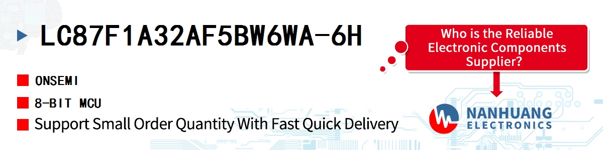 LC87F1A32AF5BW6WA-6H onsemi 8-BIT MCU