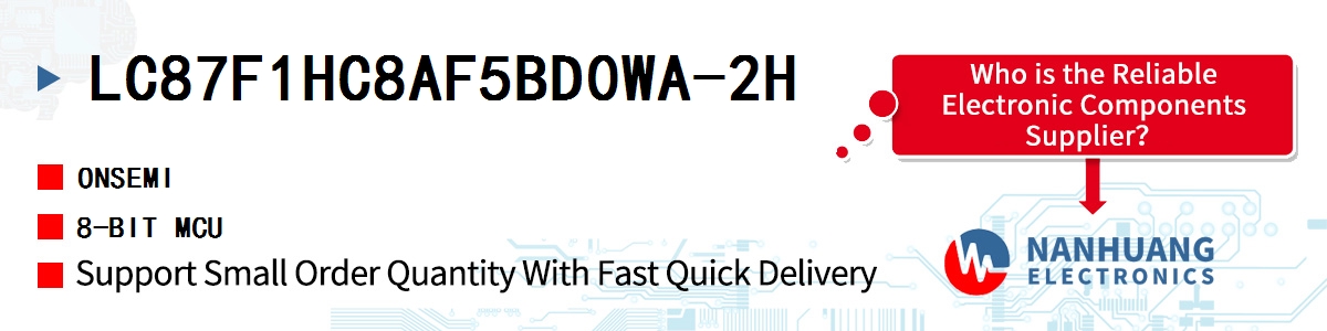 LC87F1HC8AF5BD0WA-2H onsemi 8-BIT MCU