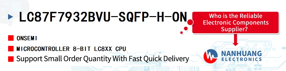 LC87F7932BVU-SQFP-H-ON onsemi MICROCONTROLLER 8-BIT LC8XX CPU